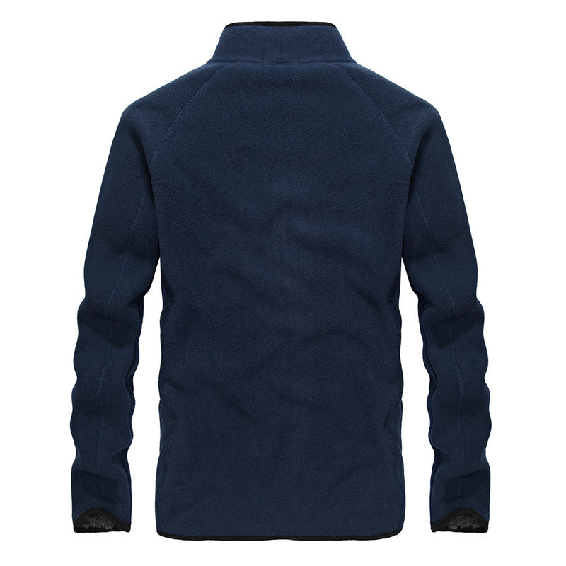 WW | Herren gepolsterte Jacke mit Kragen und Reißverschluss
