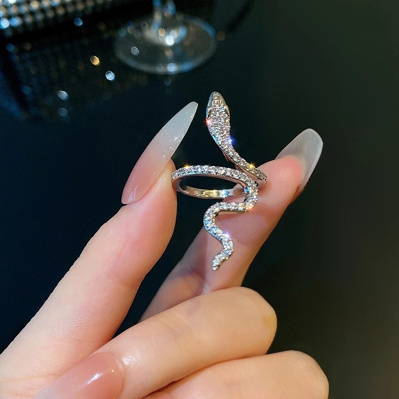 WW | Adjustable Zirconia Snake Ring