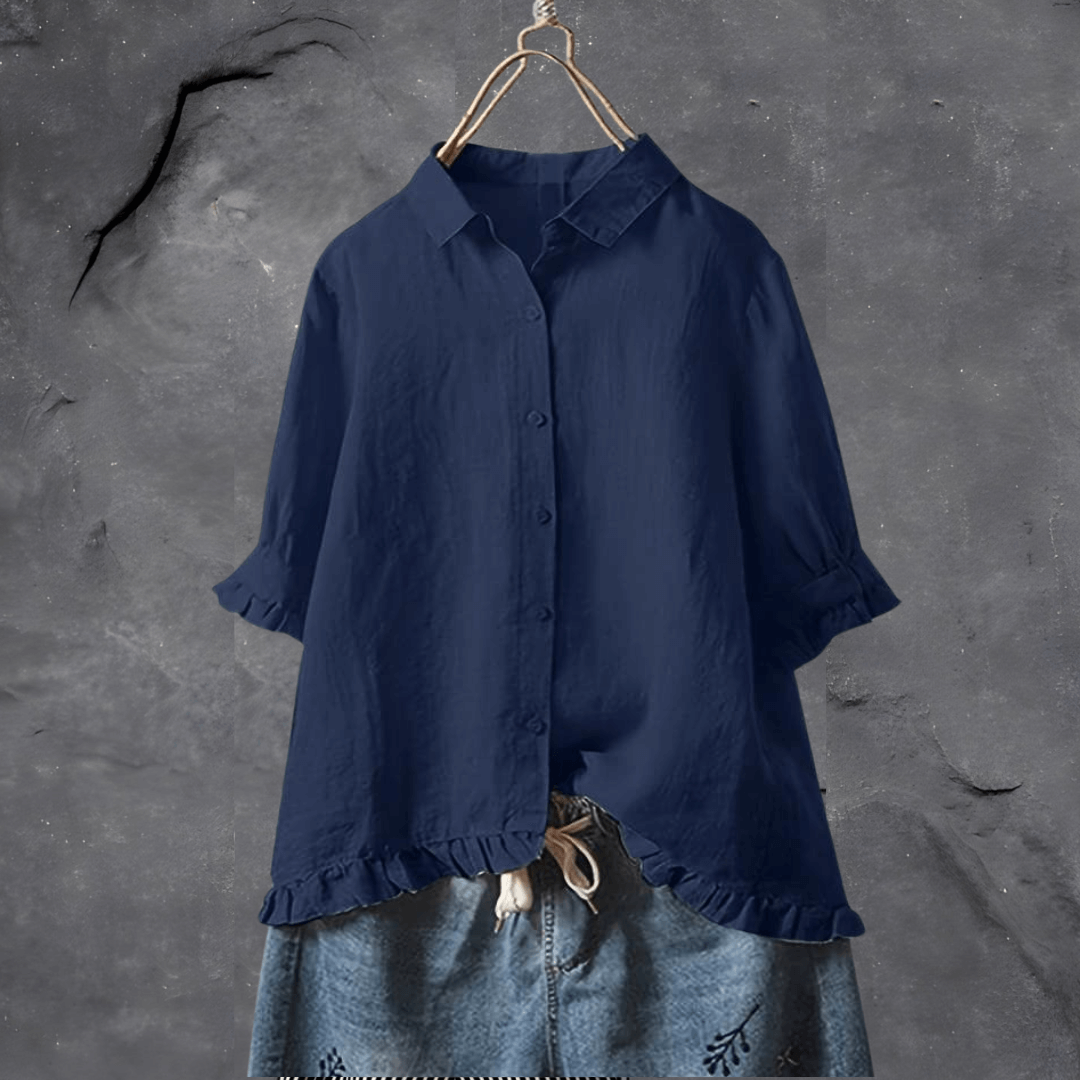 WW | Bluse Mit Knöpfen Für Damen