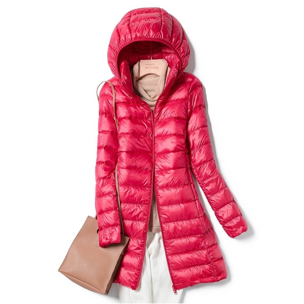 WW | Damen Winter Daunenjacke - Mit Kapuze