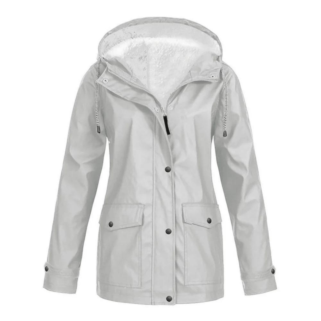 WW | Windproof Hooded Rain Jacket (Plus Sizes Available)
