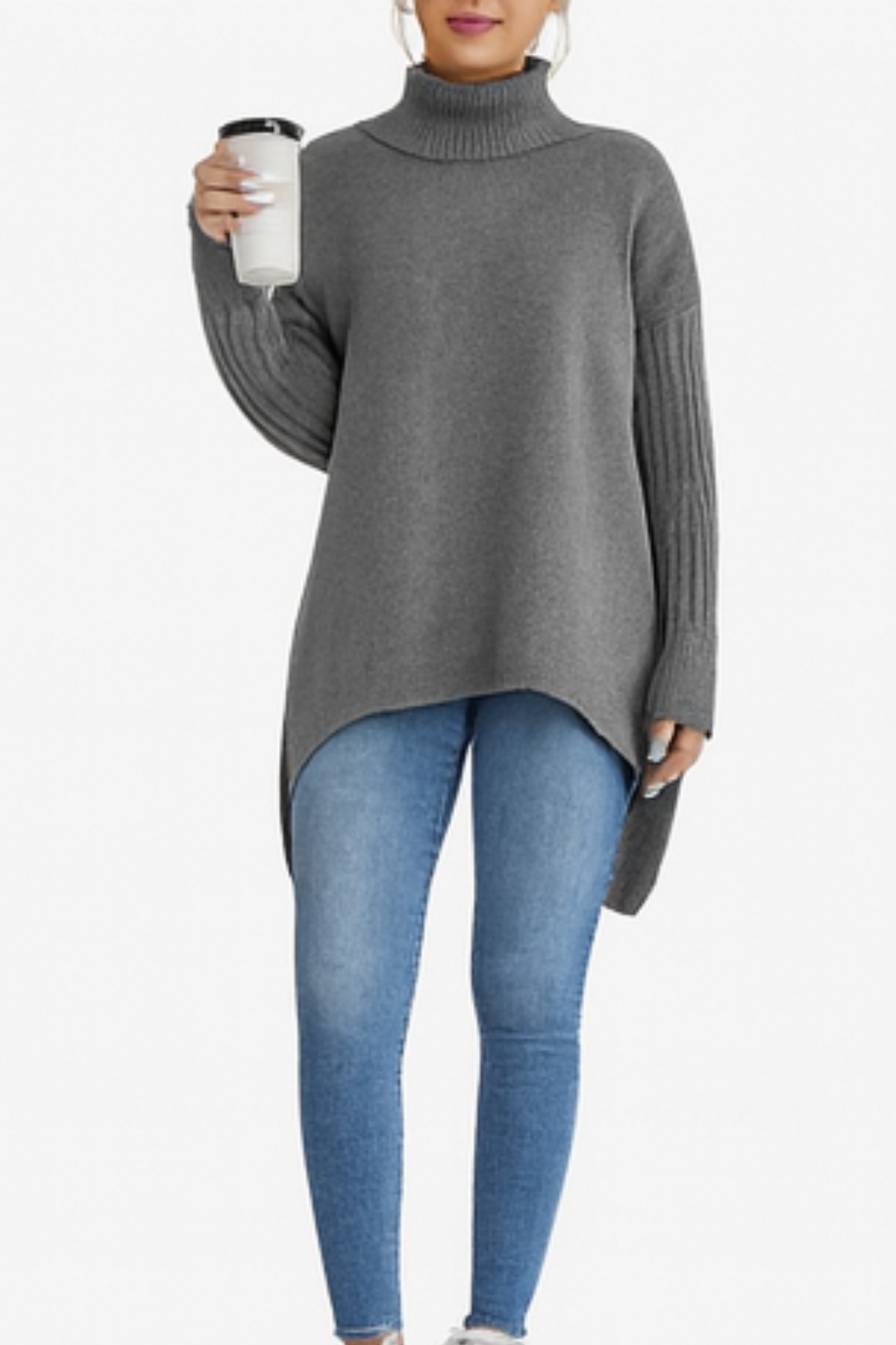Bridgette | Long Turtleneck Sweater