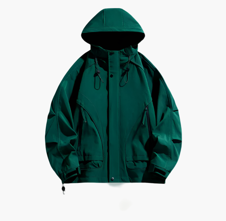 WW | Outdoor Funktionsjacke - Winddichte Regenjacke für Freizeit und Sport