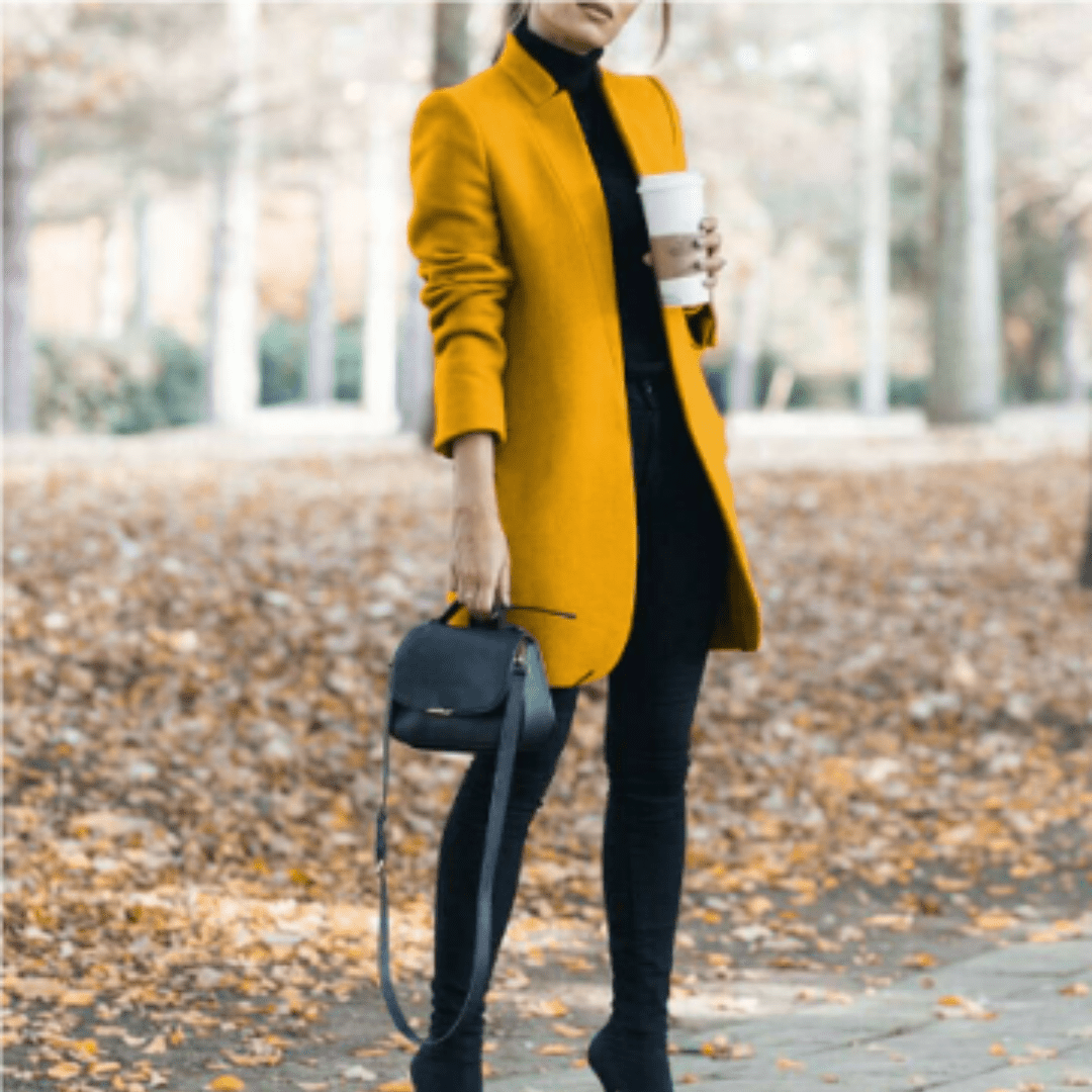 WW | Longline Coat - Open Front - Tailored Silhouette