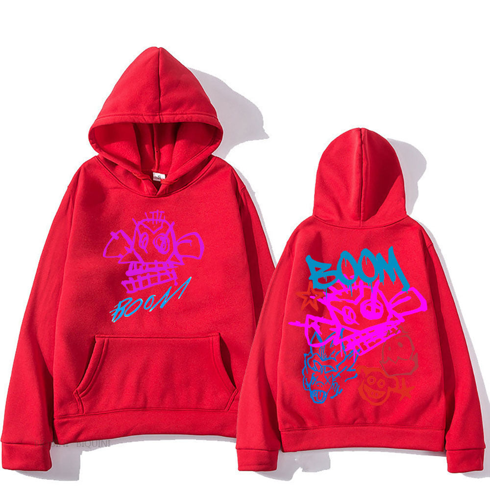 WW | Arcane Jinx Cartoon Langarm-Hoodie