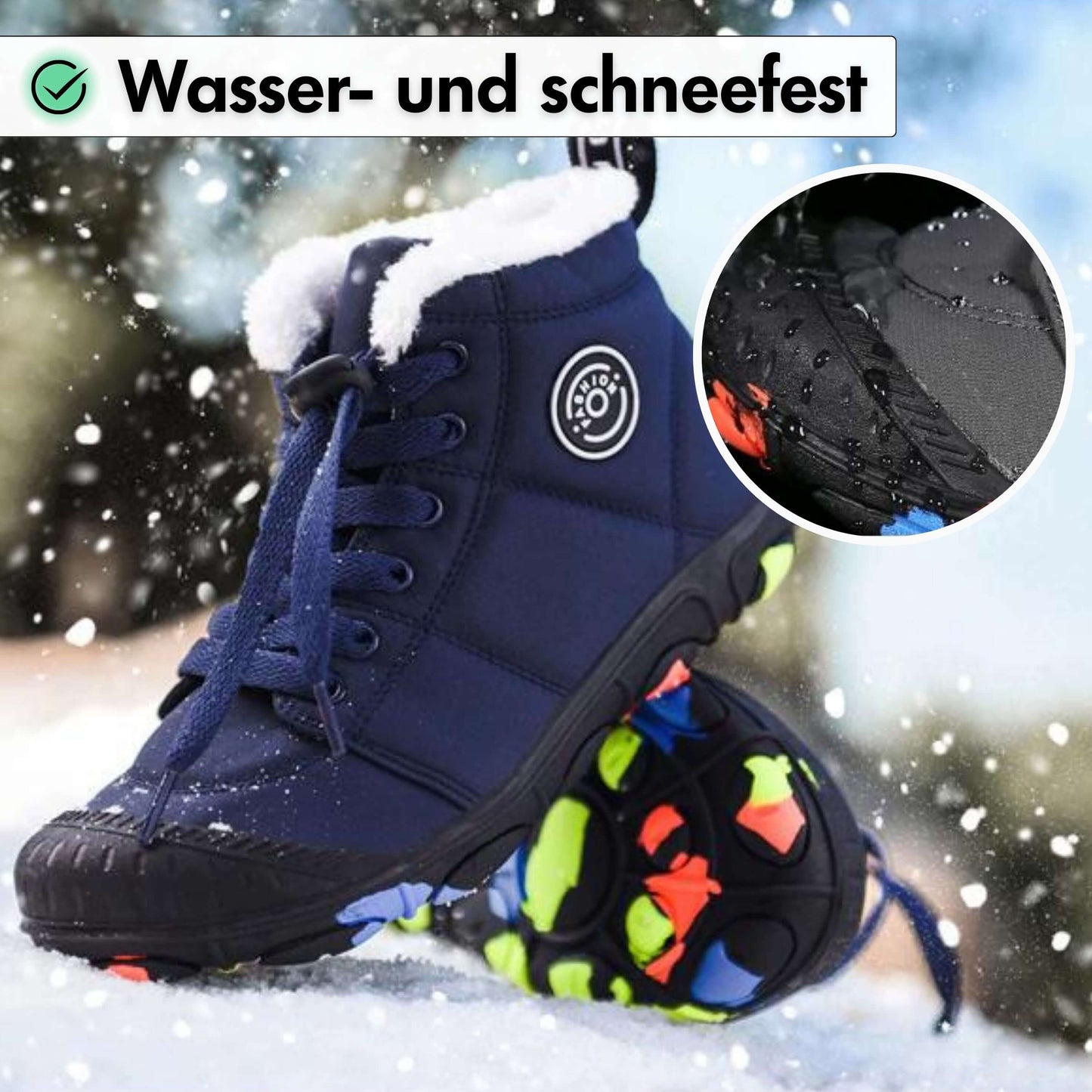 WW | Kinder Barfußschuhe 100% Wasserfest & Bequem für Winter