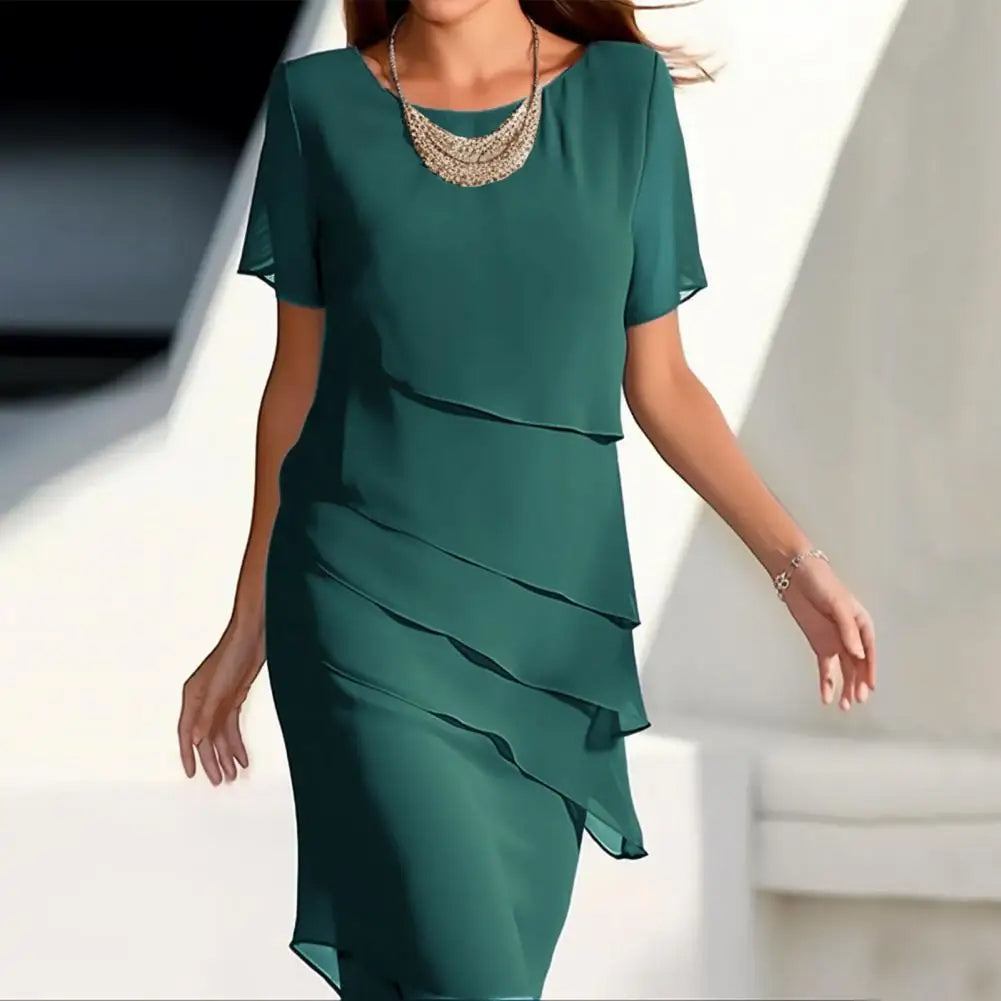 WW | Elegantes Chiffonkleid