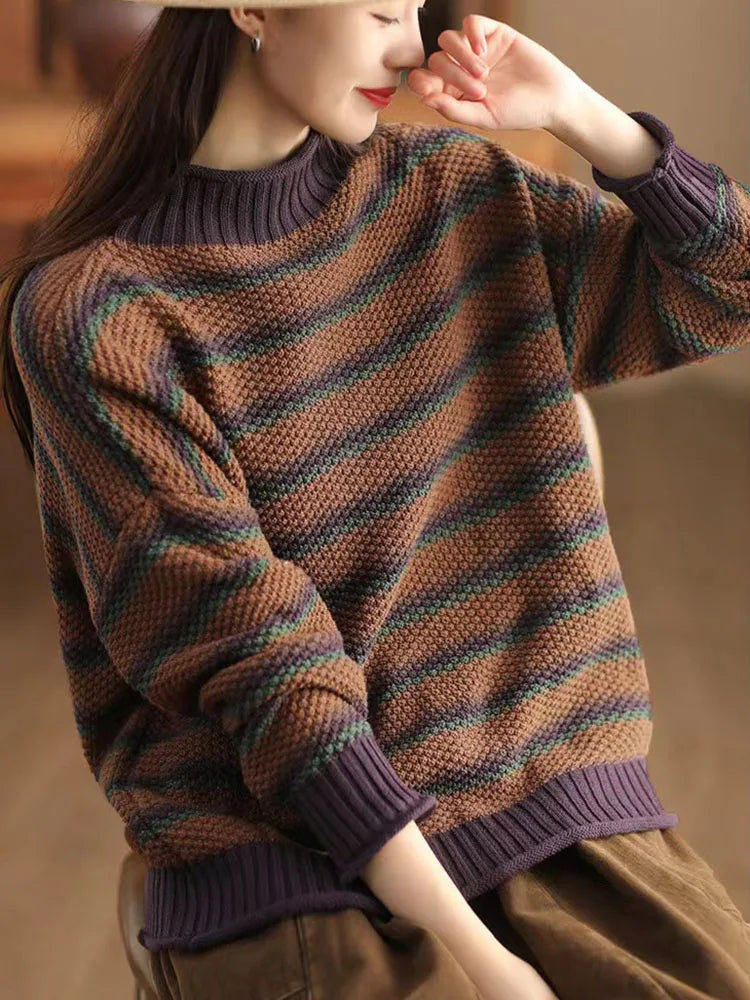 WW | Striped Knitted Sweater