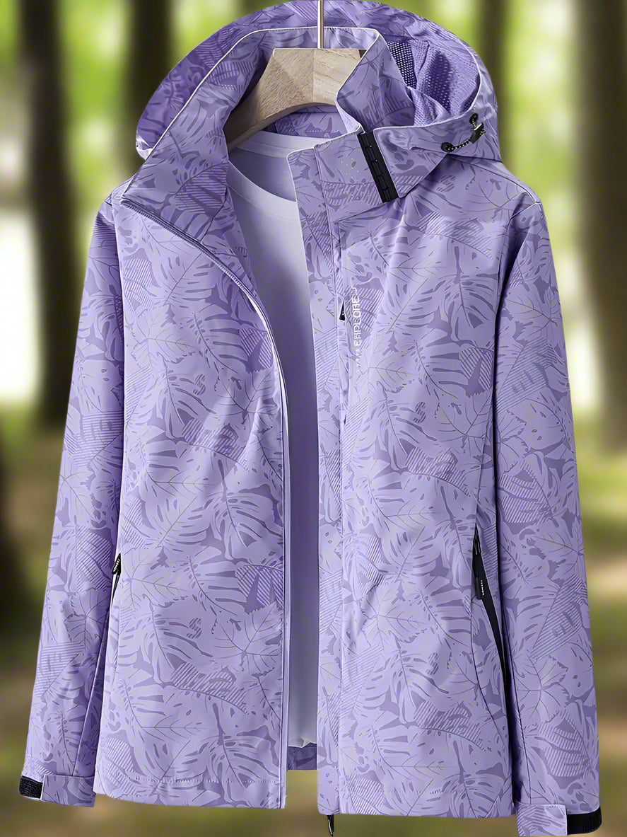 WW | Waterproof Rain Jacket with Hood and Zipper Pockets