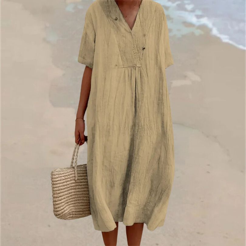 WW | Bequeme Kleid aus Leinen