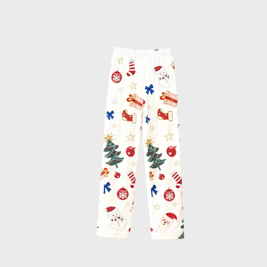 WW | Christmas Collar Button-Up Pajama Set for Couples