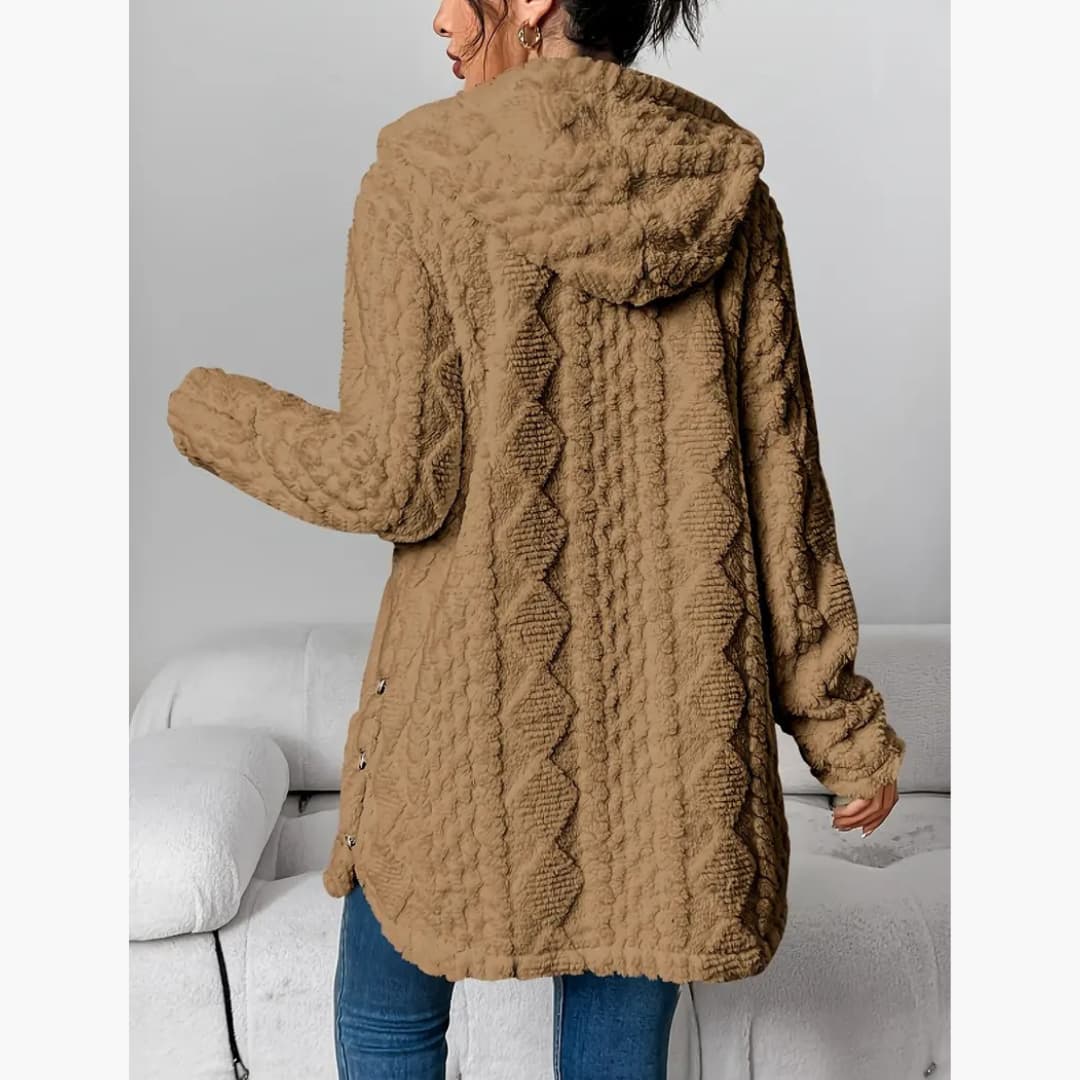 WW | Cozy Hoodie with Teddy Pullover for Women