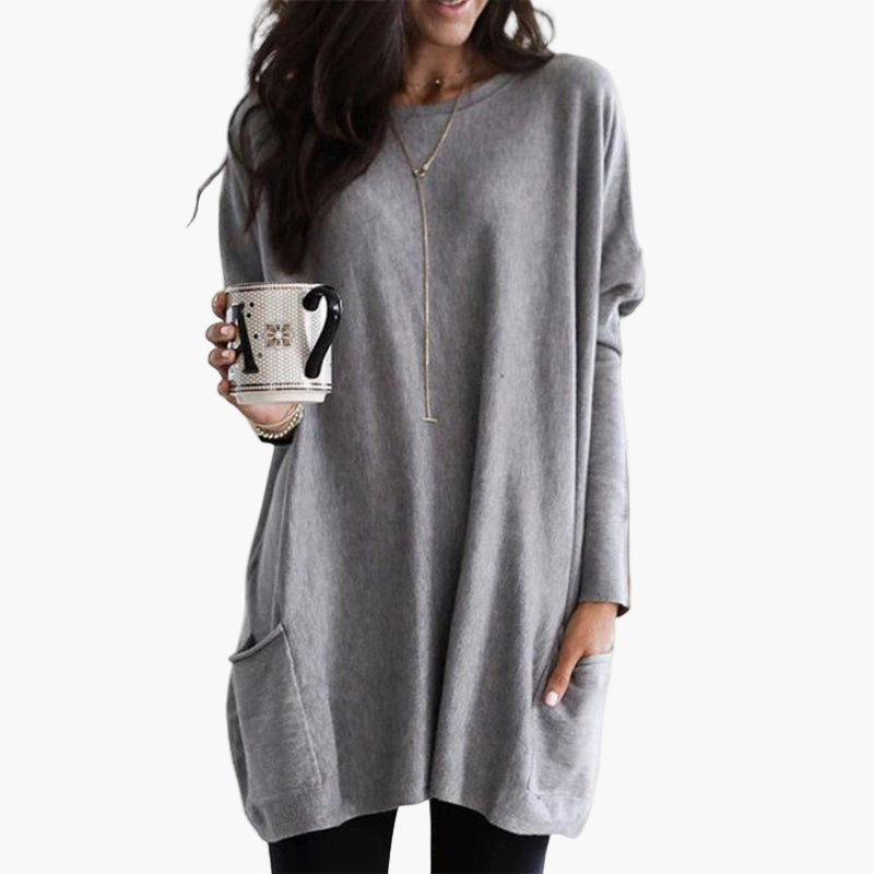 WW | Longpullover im Oversize-Stil - Bequemer Casual-Look für Herbst und Winter