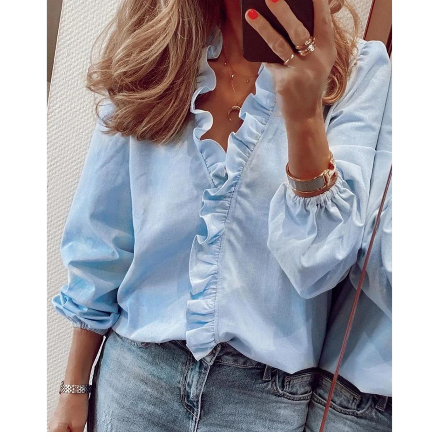 WW | Floral Chiffon Blouse