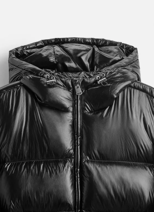 WW | Daunen Pufferjacke - Warm & Leicht - Mit Kapuze & Hohem Kragen - 80% Entendaunenfüllung