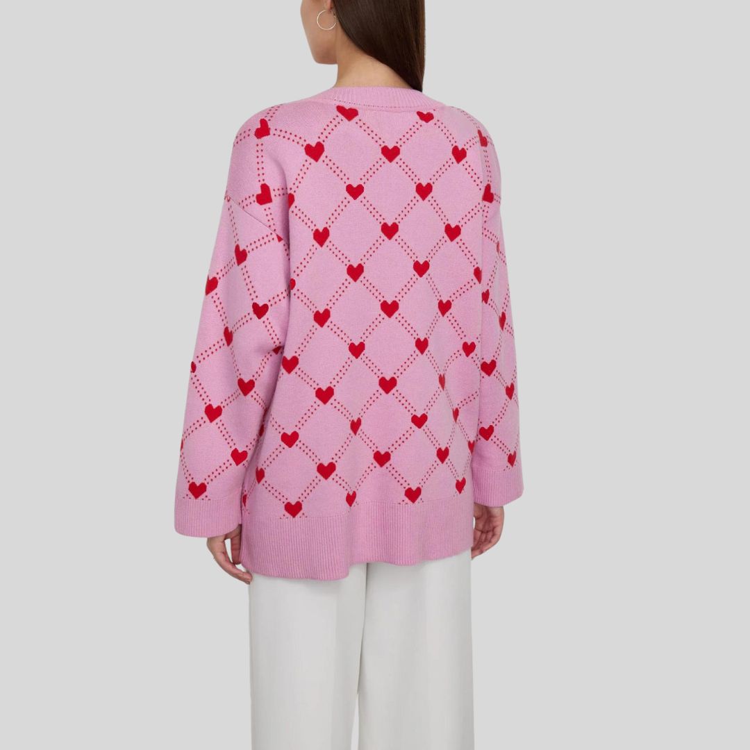 gestrickter Damen-Strickjacke