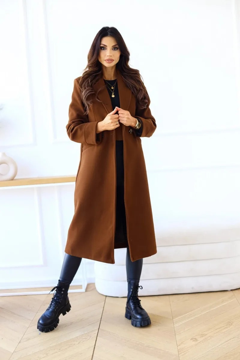 WW | Klassischer Langer Trenchcoat mit