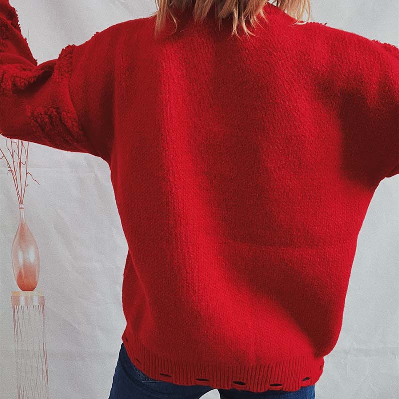 WW | Christmas Sweater With Cheerful Design