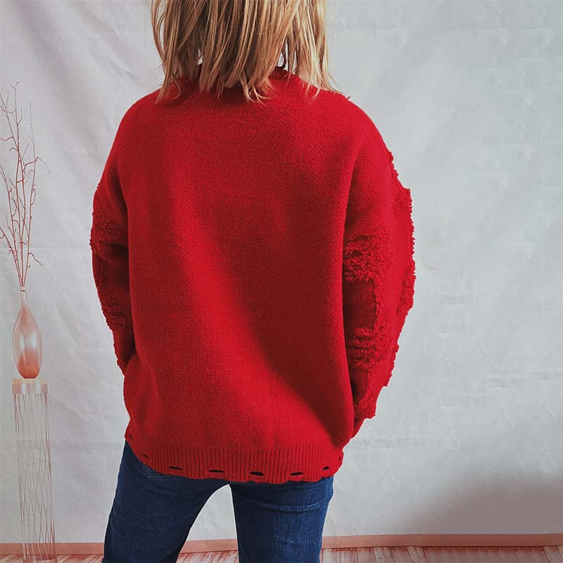 WW | Christmas Sweater With Cheerful Design