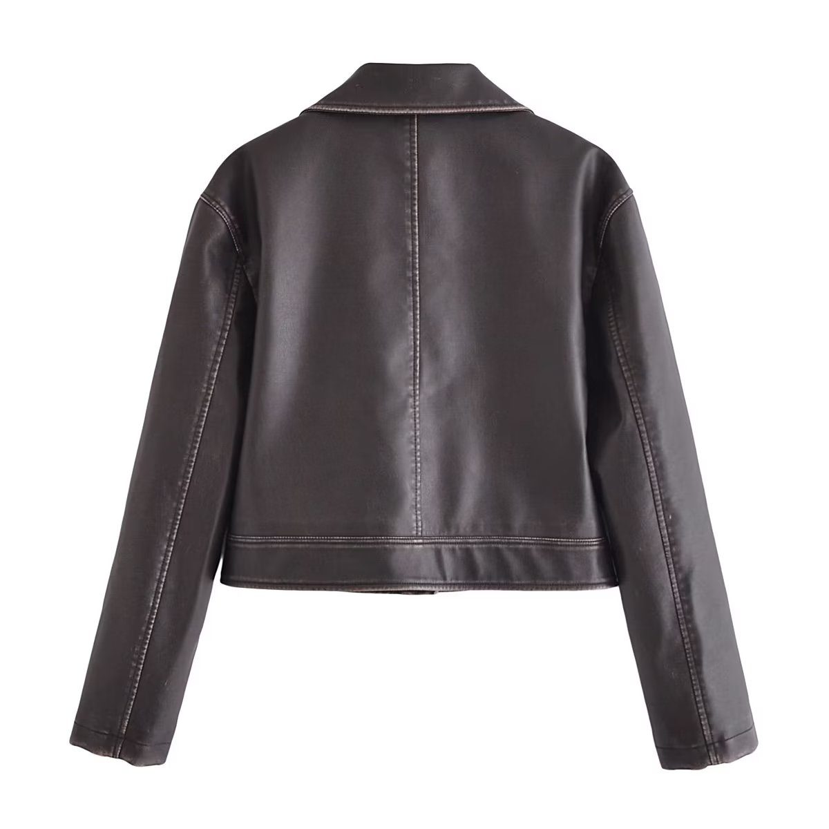 WW | PU-Lederjacke - Modern Edge - Strukturierte Passform - Von lässig bis schick Styling