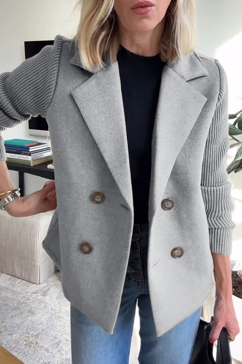 WW | Elegant Blazer with Contrast Sleeves