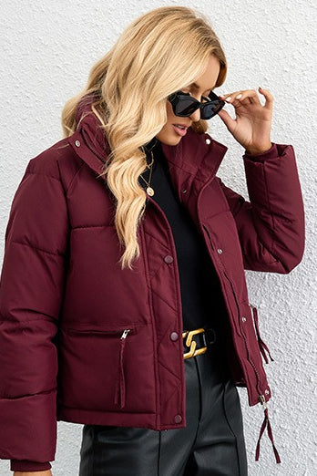 WW | Stand Collar Loose Puffer Jacket