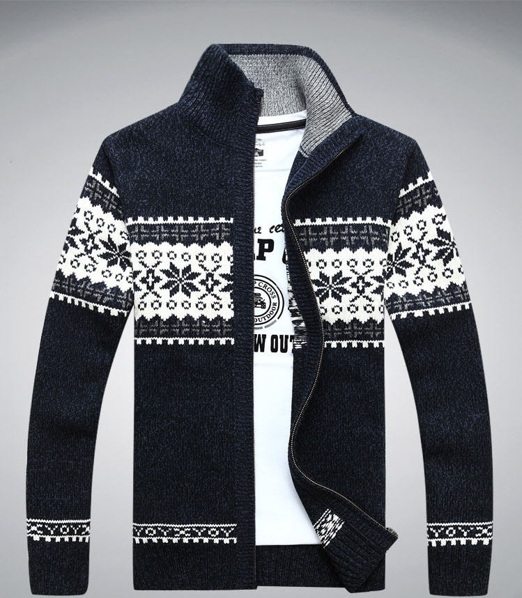 WW | Stylische Strickjacke mit Reißverschluss für Männer