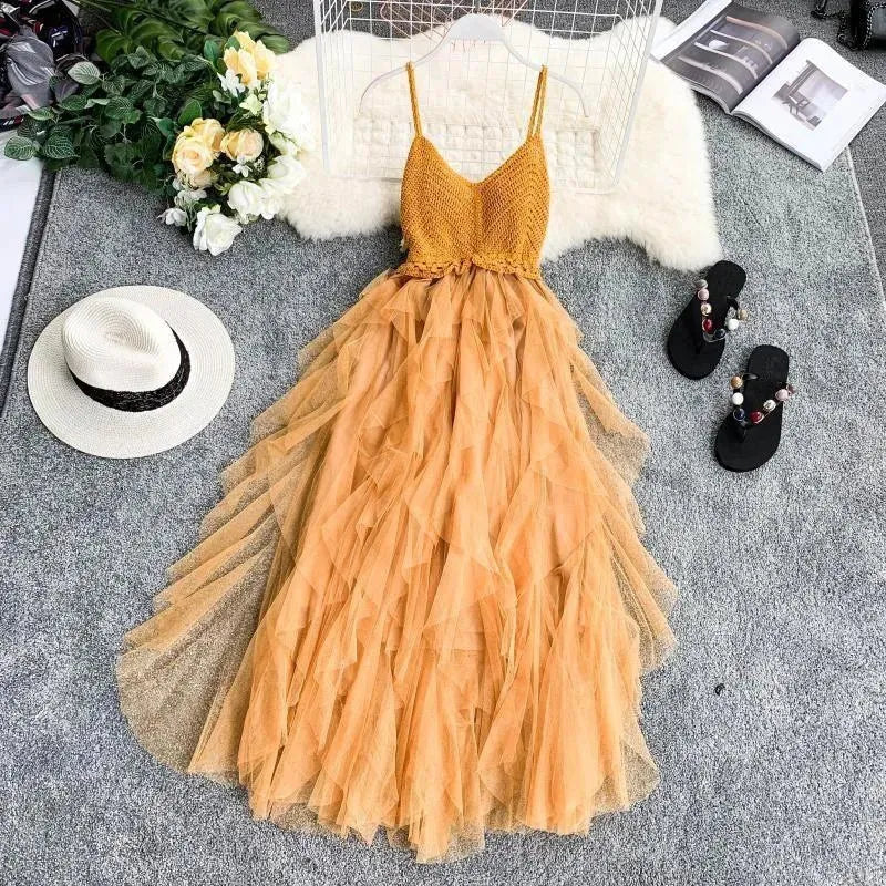 WW | Kleid aus Netzschlaufe