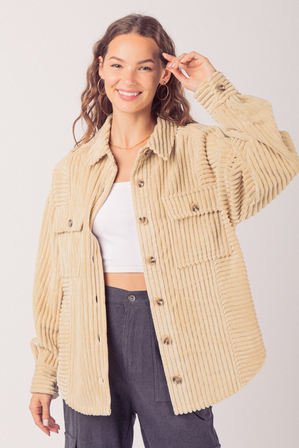 WW | Cordura-Jacke - Entspanter Schnitt - Weicher Baumwollmix - Lässige Schichtung