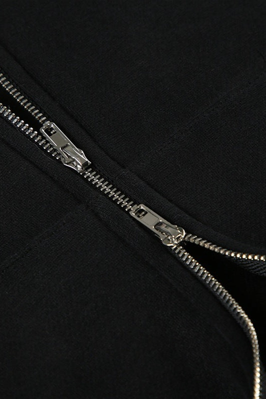 WW | Trim Kapuzen Zip Taille Jacke