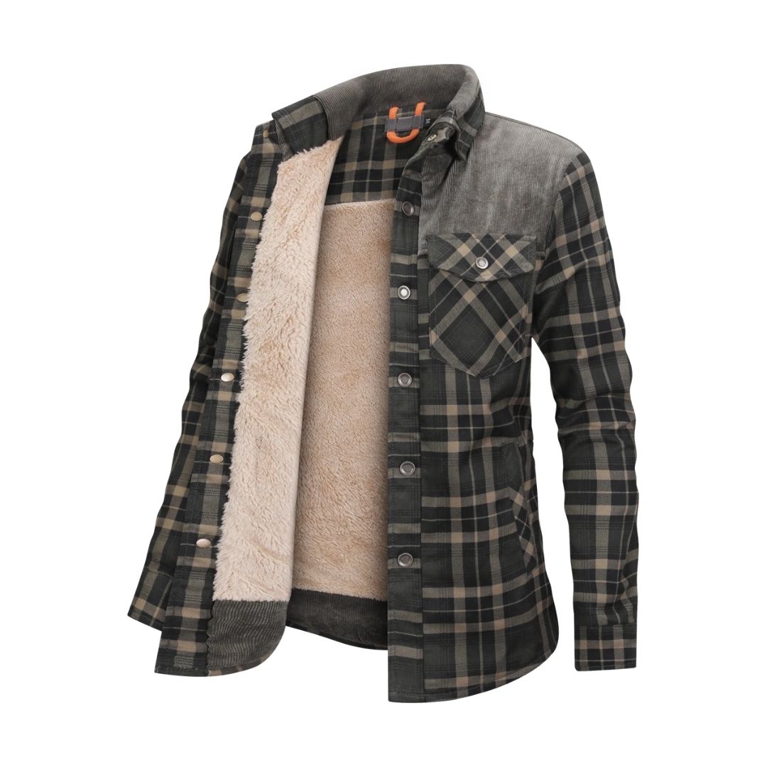 WW | Warme Flanelljacke für Frauen für draußen und den Winter