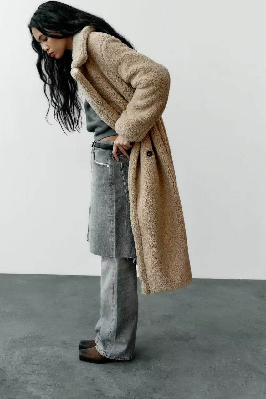 WW | Long Teddy Coat Warm & Stylish Jacket for Any Season