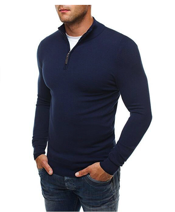 WW | Herren Rollkragenpullover mit Reißverschluss