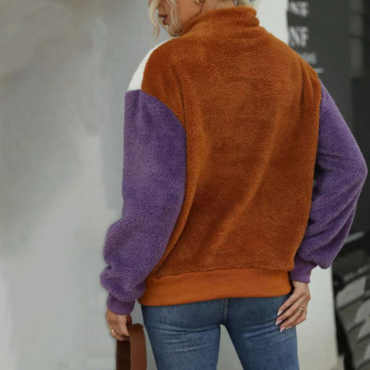 WW | Patterned, Casual Fleece Pullover
