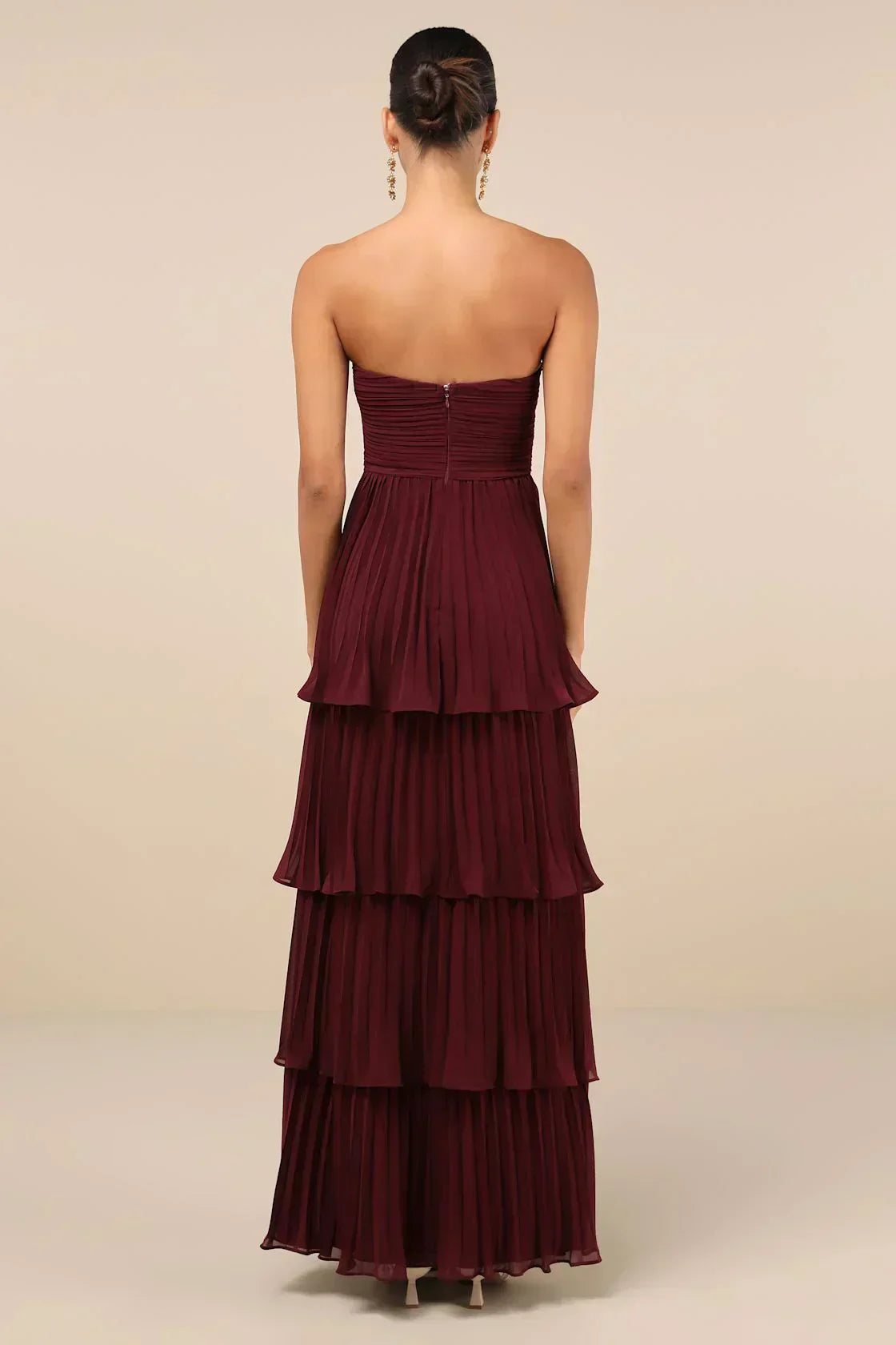 Ava | Off-the-shoulder tiered maxi dress