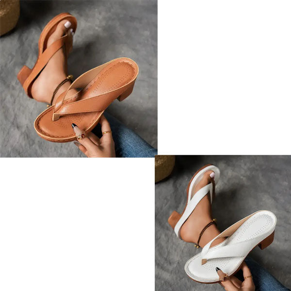 Clara | Chunky Heel Orthopedic Sandals