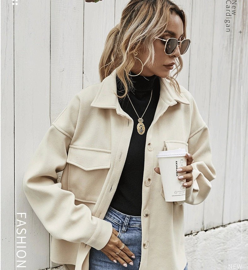 WW | Shirt-Jacke - Weiches gebürstetes Material - Lässiges Lage-Stück