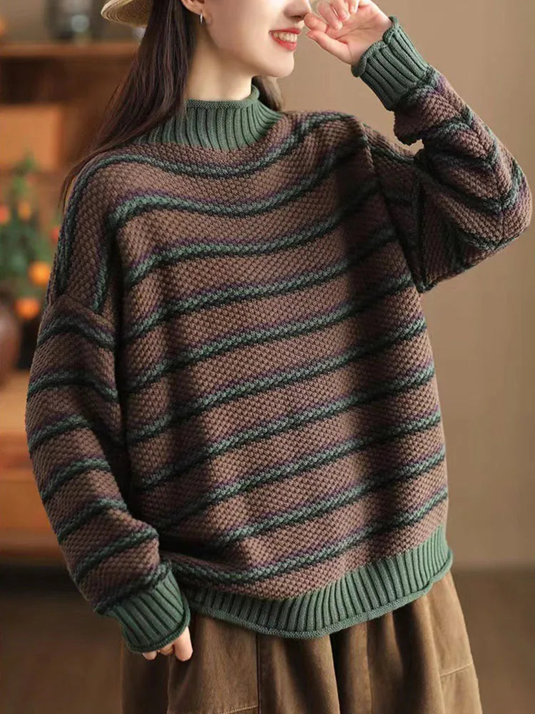 WW | Striped Knitted Sweater