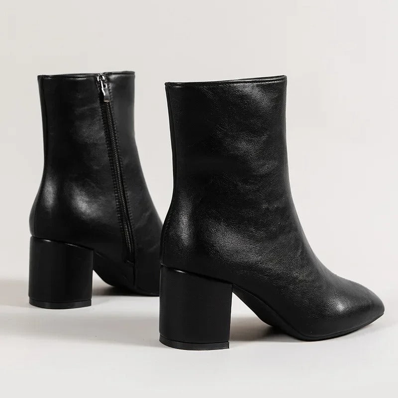 WW | Bequeme Damen Stiefeletten mit Absatz
