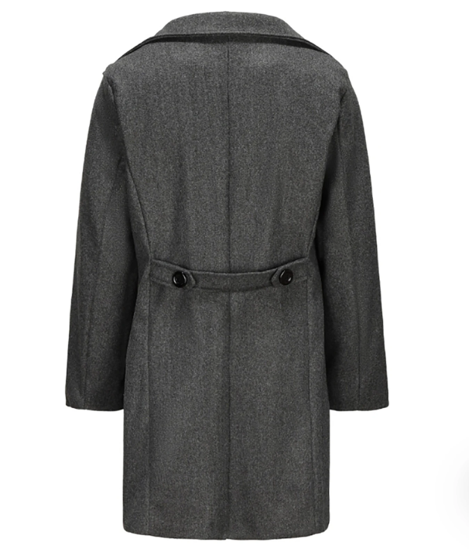 WW | Elegant Men's Double-Breasted Coat