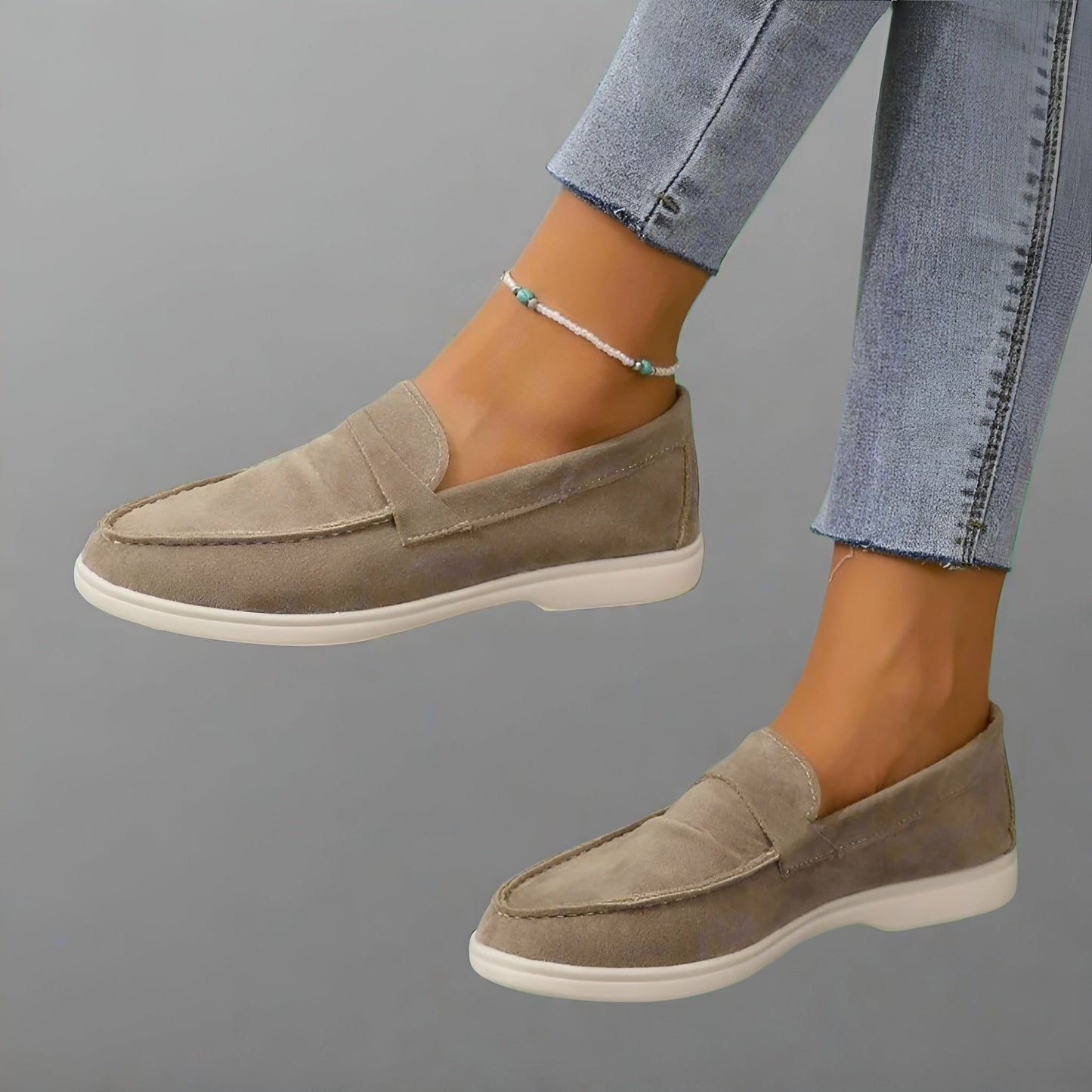 Carina™ | Handmade Elegant Suede Moccasins