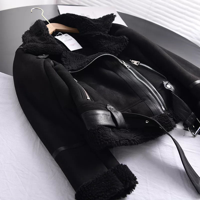 WW | Suede Winter Jacket Warm & Stylish