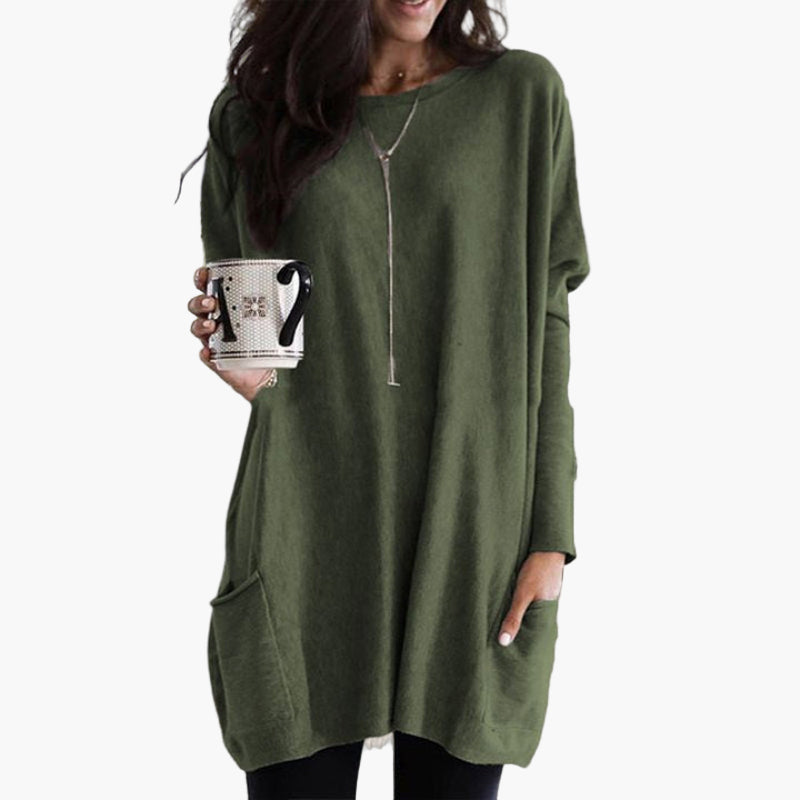WW | Longpullover im Oversize-Stil - Bequemer Casual-Look für Herbst und Winter