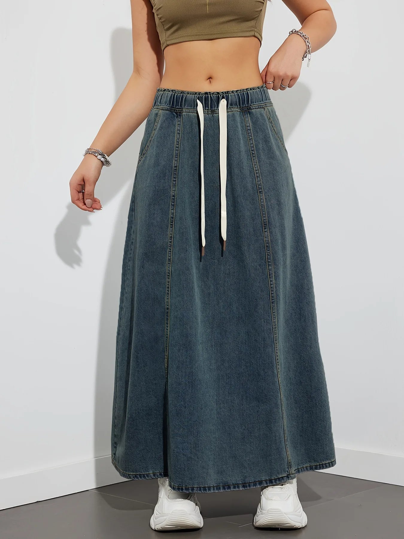 WW | A-Linie Denim-Rock