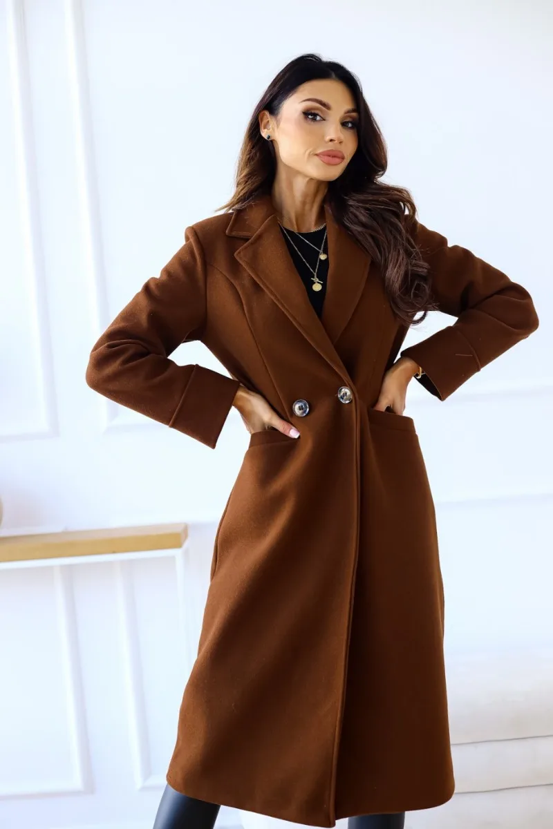 WW | Klassischer Langer Trenchcoat mit