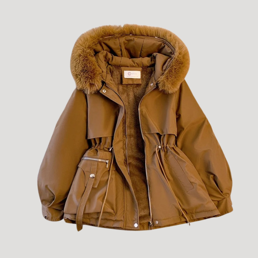 WW | Women's Winter Parka Coat with Faux Fur Hood