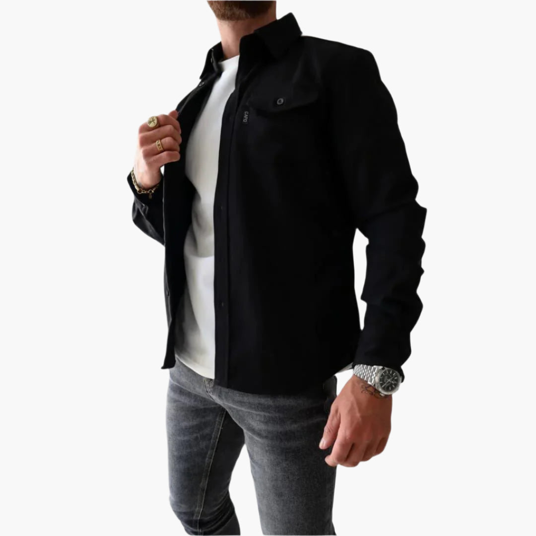 WW | Overshirt Jacke - Modernes Button-Through Hemdjacke für Freizeit und Business