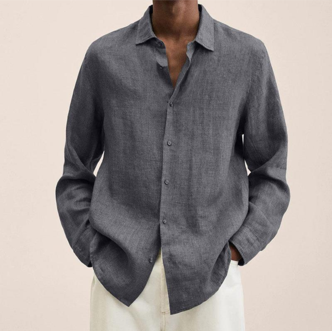 WW | Men's Long Linen Shirt