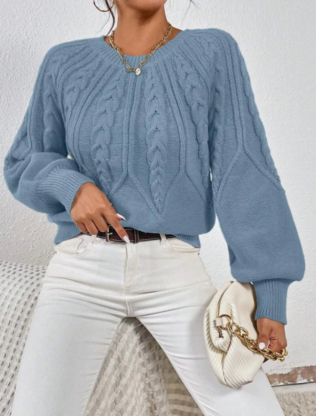 WW | Kabelstrickpullover