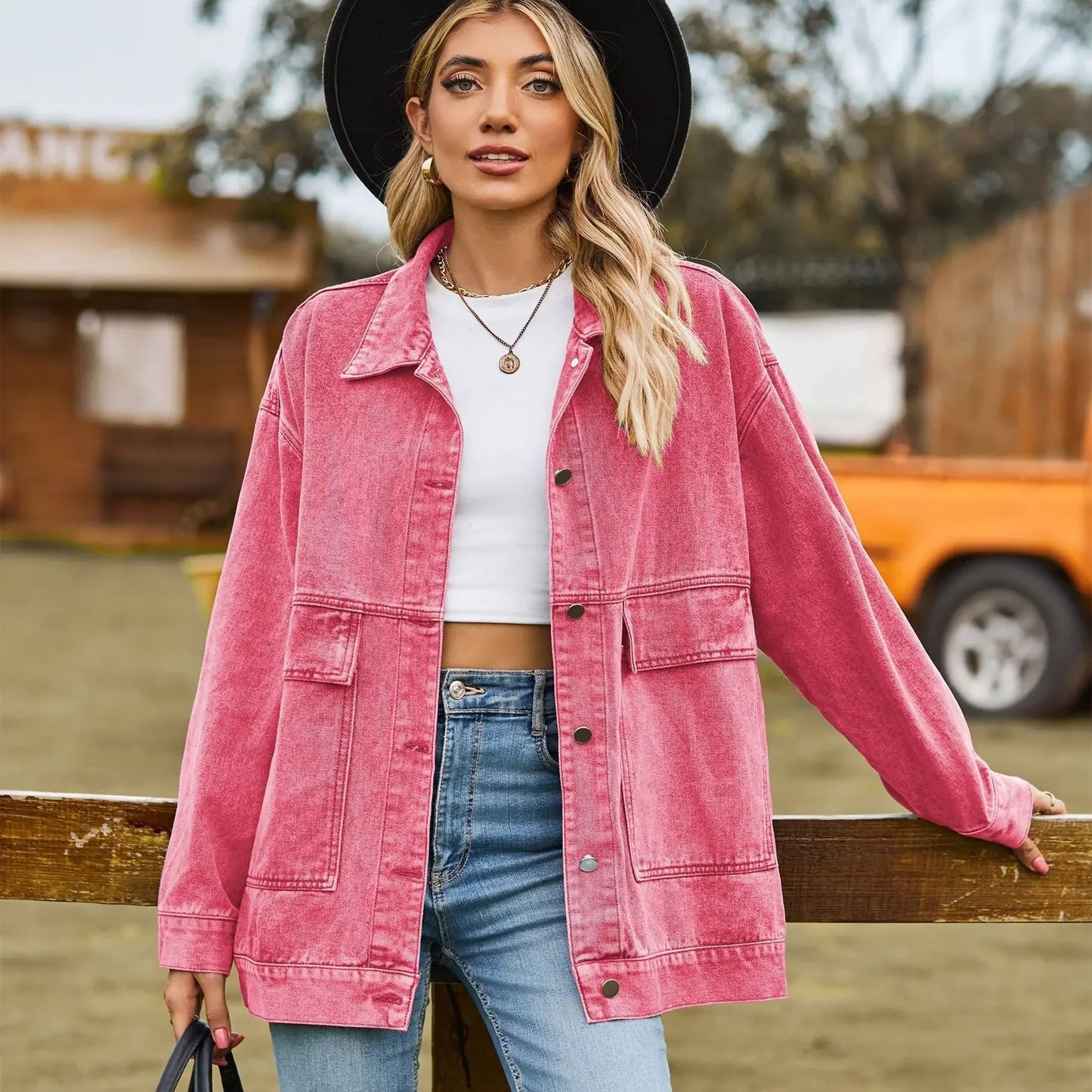 WW | Classic Vintage Denim Jacket for Women